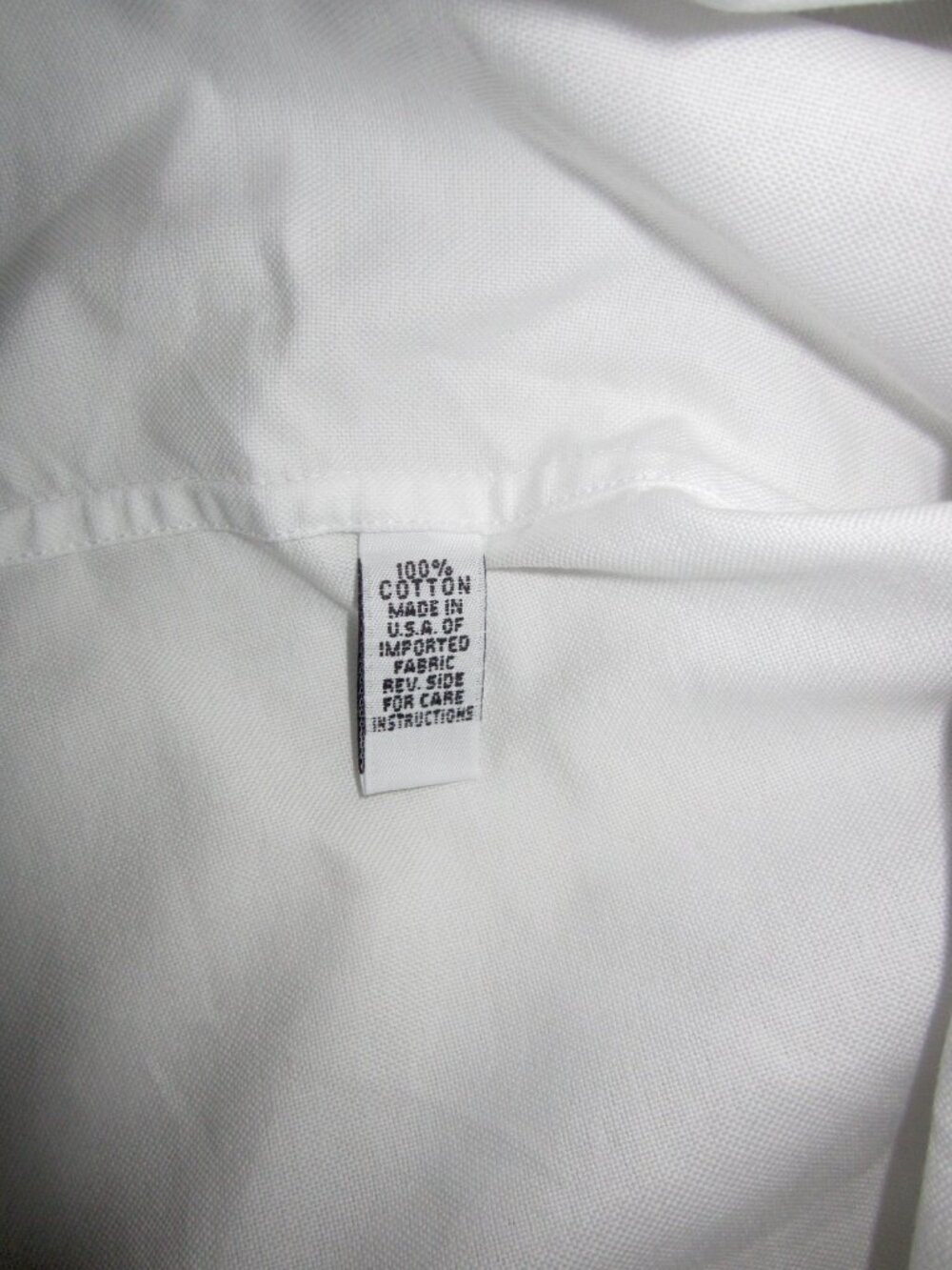 J PRESS Made in USA White Oxford Cloth Button Down Shirt Men's Large - Picture 8 of 10